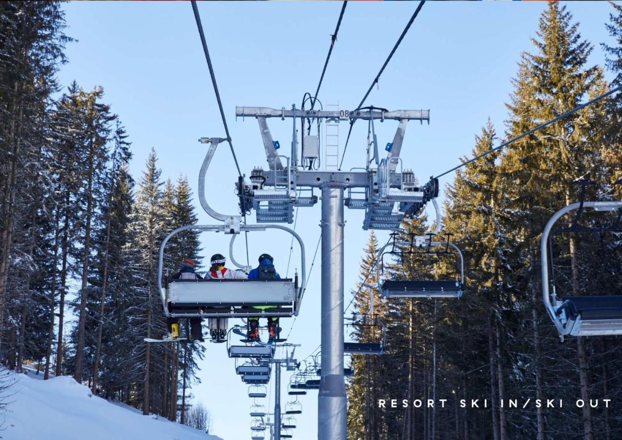 Ecrin Blanc Resort Courchevel - Aquapark Kültér fotó