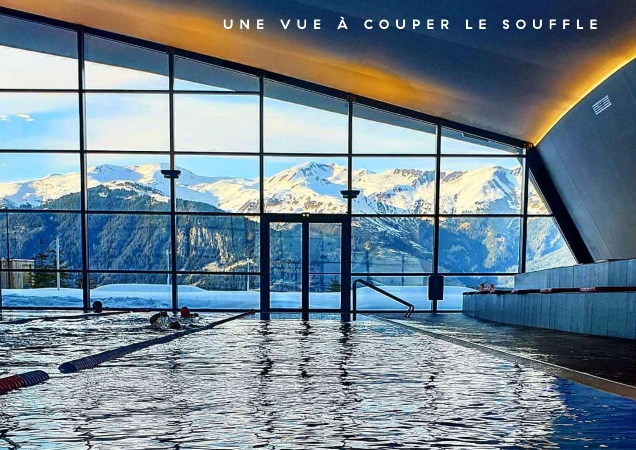 Ecrin Blanc Resort Courchevel - Aquapark Kültér fotó
