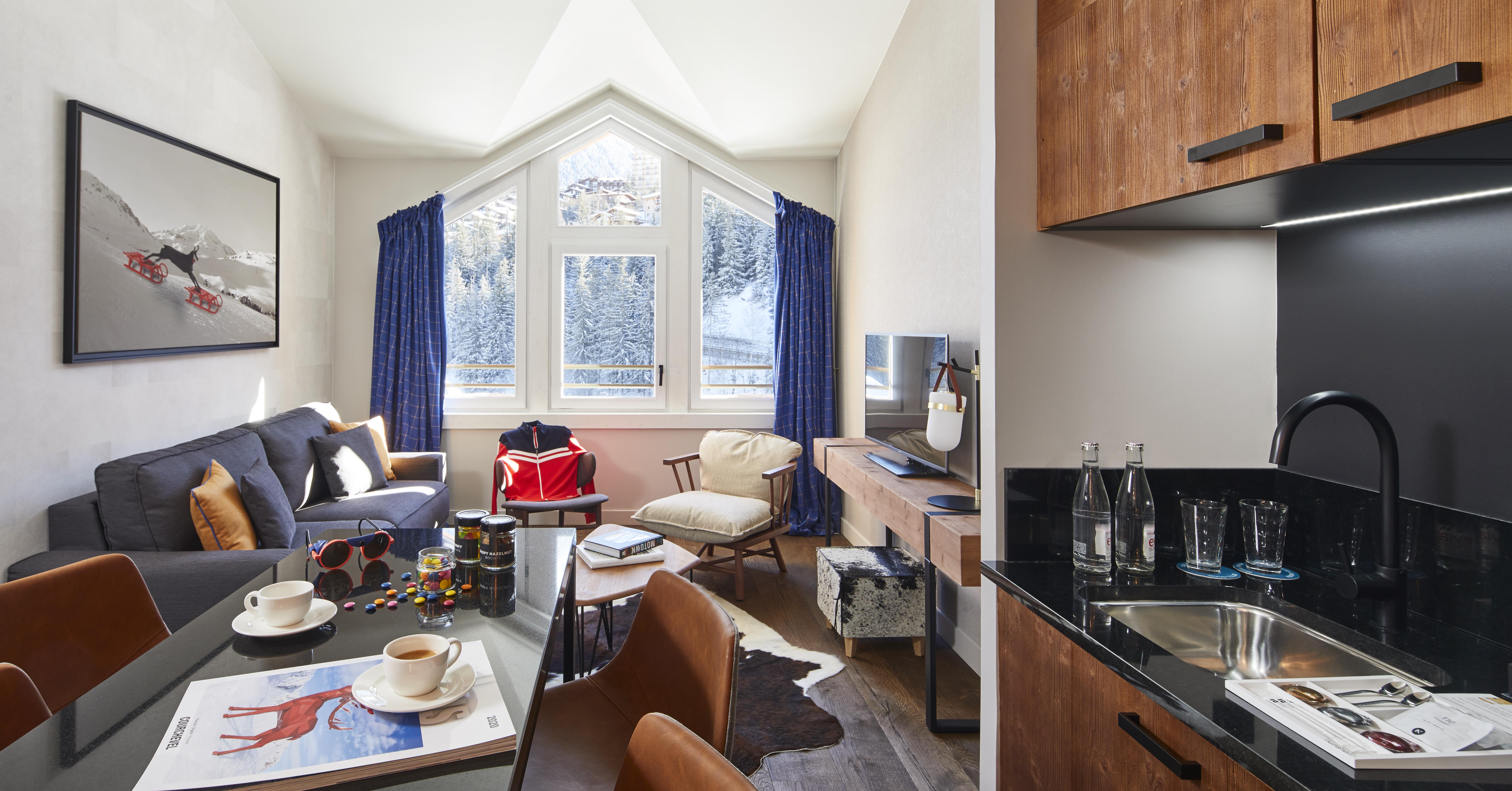 Ecrin Blanc Resort Courchevel - Aquapark Kültér fotó