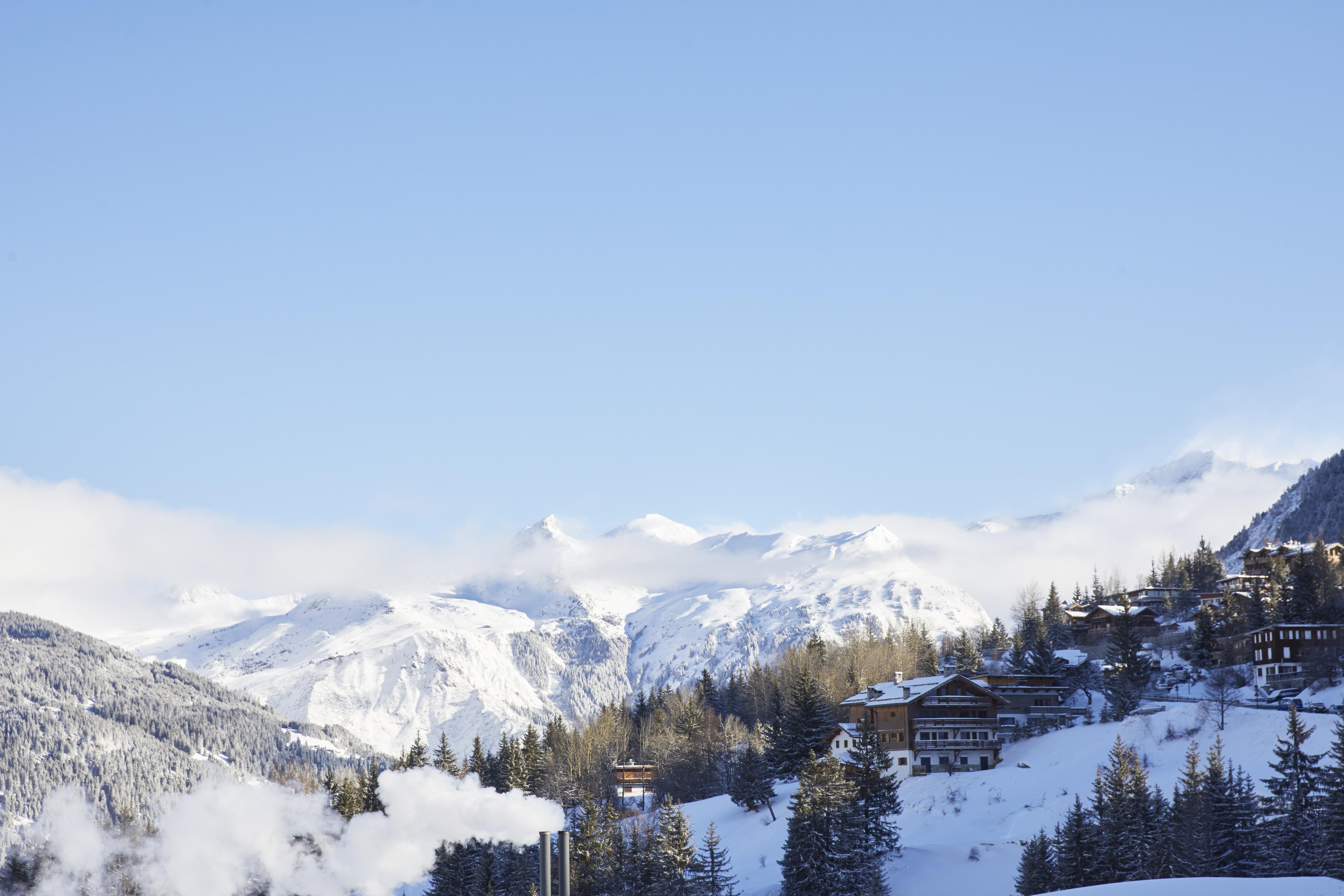 Ecrin Blanc Resort Courchevel - Aquapark Kültér fotó
