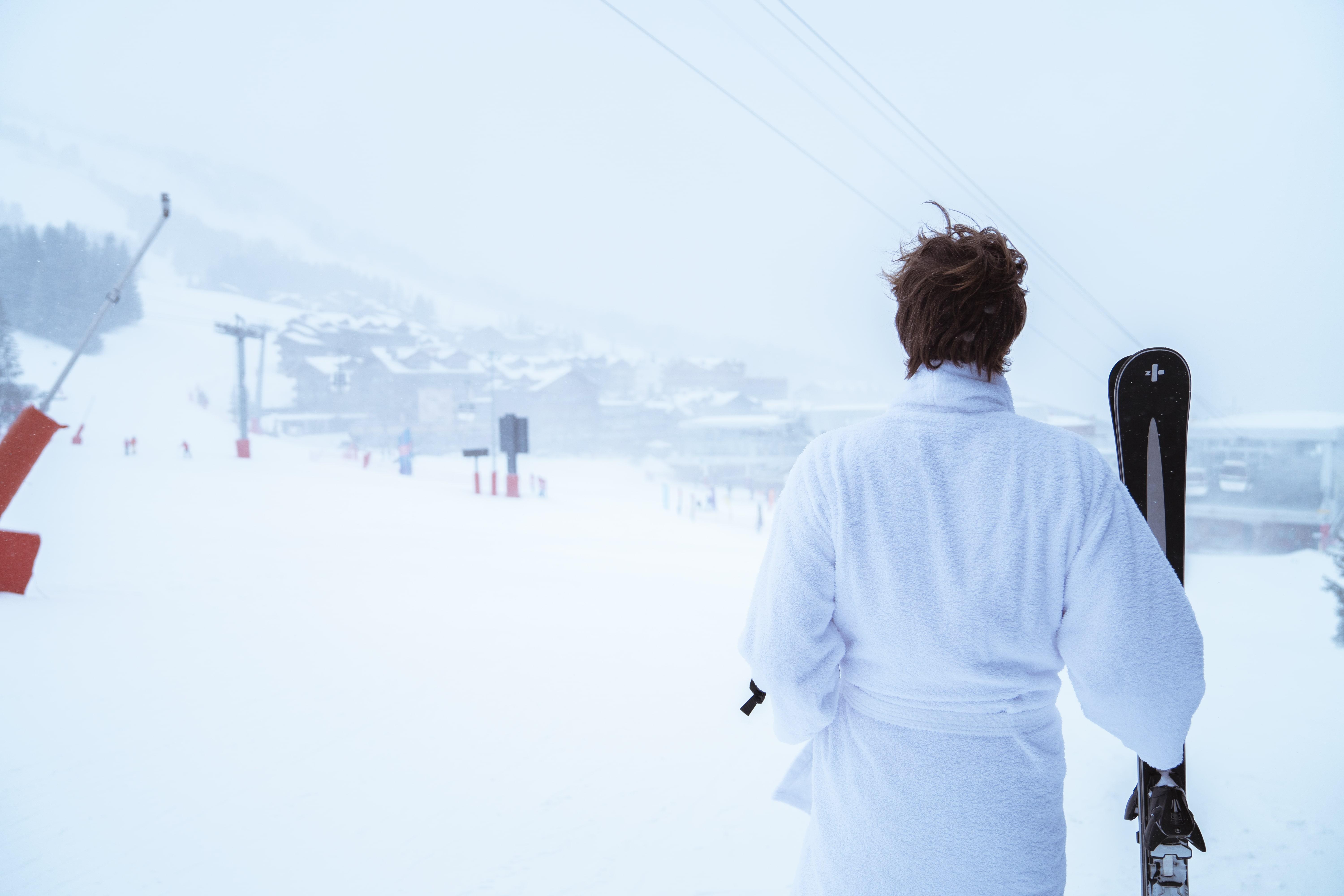 Ecrin Blanc Resort Courchevel - Aquapark Kültér fotó