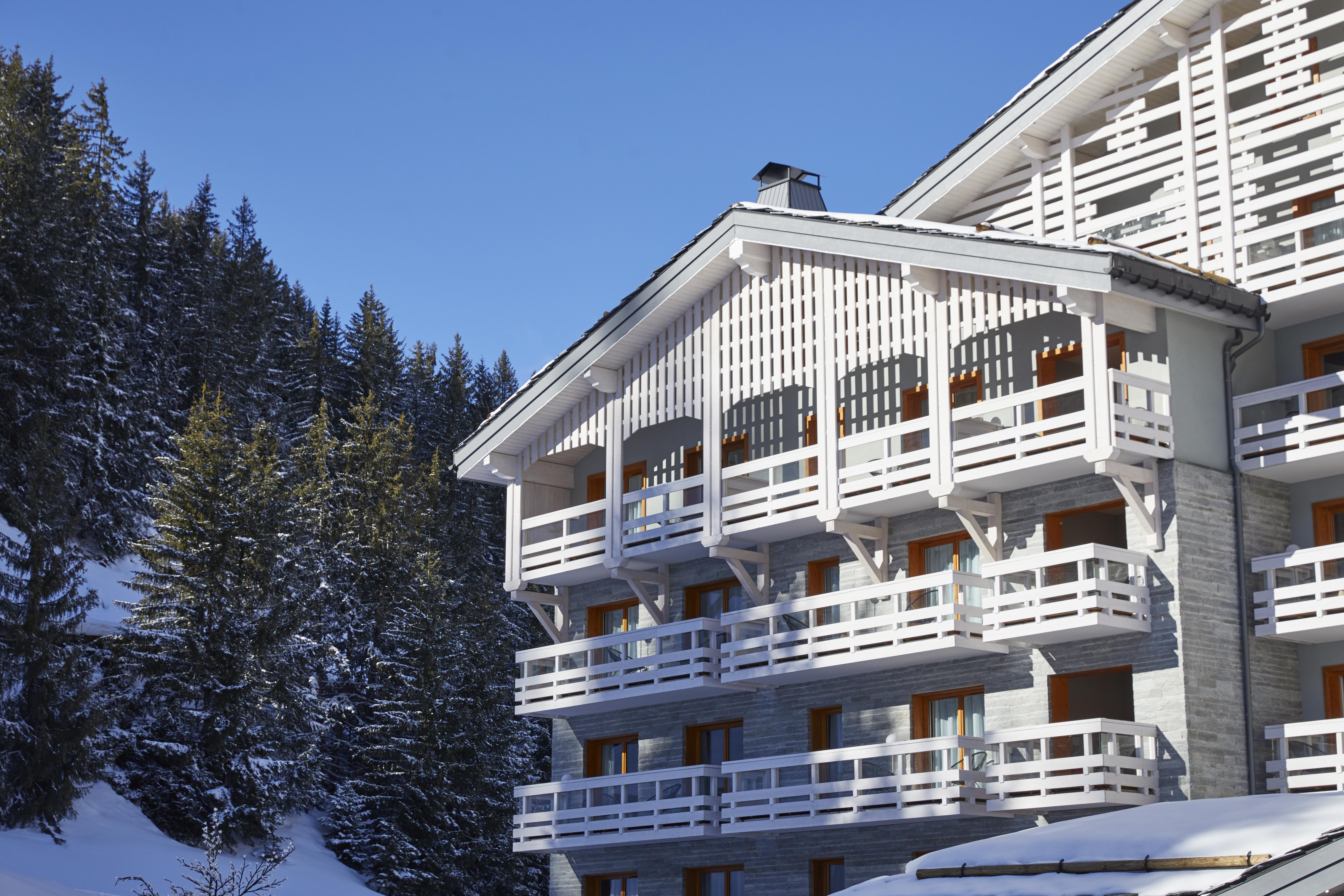 Ecrin Blanc Resort Courchevel - Aquapark Kültér fotó