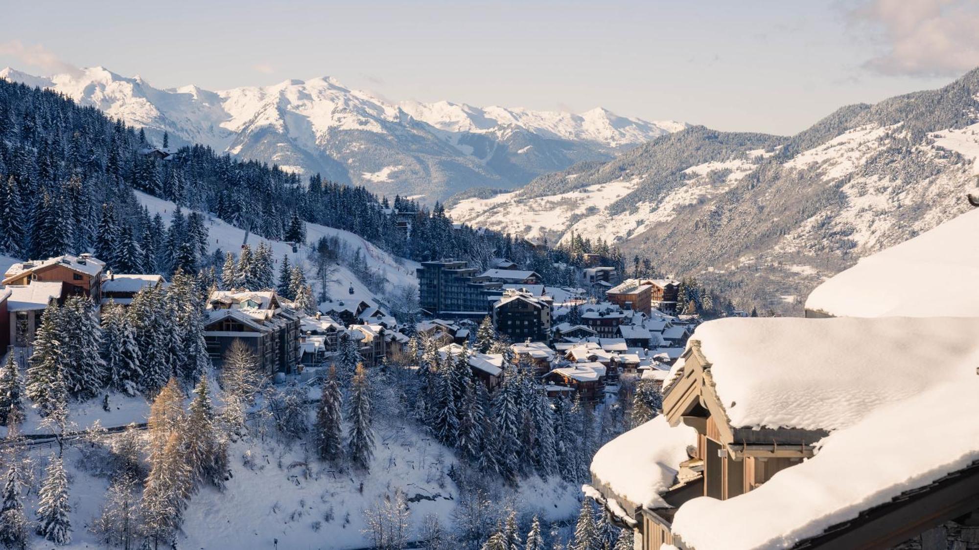 Ecrin Blanc Resort Courchevel - Aquapark Kültér fotó