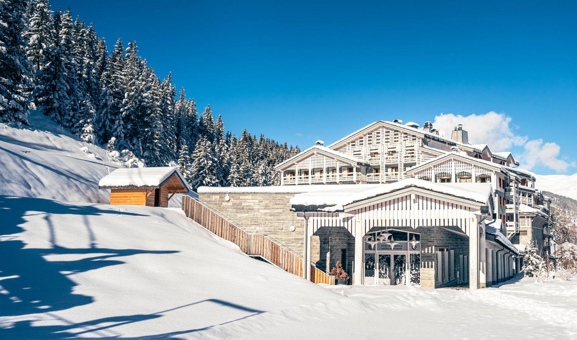 Ecrin Blanc Resort Courchevel - Aquapark Kültér fotó