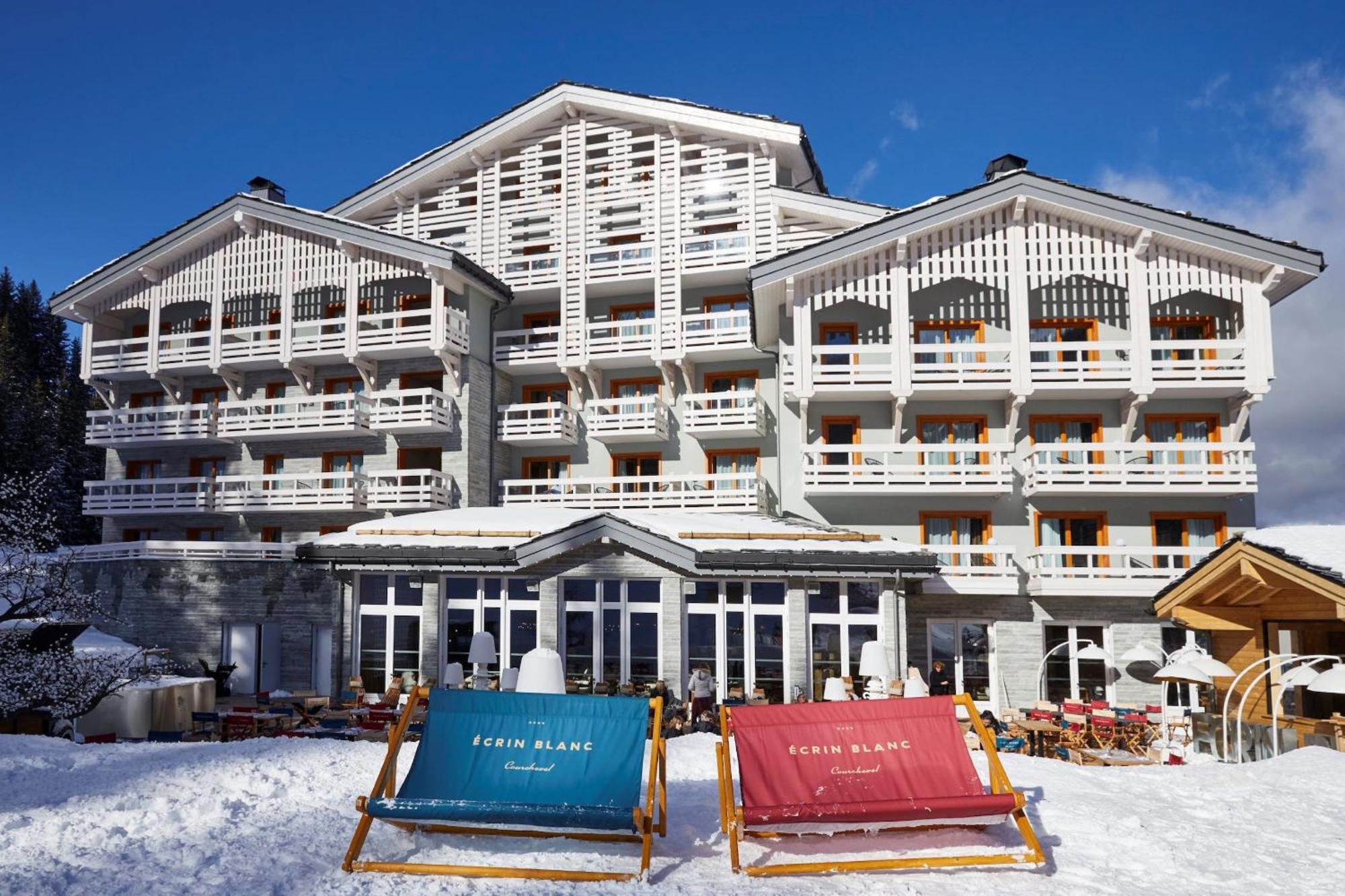 Ecrin Blanc Resort Courchevel - Aquapark Kültér fotó